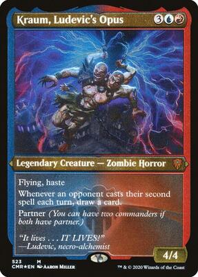 Kraum, Ludevic's Opus (Foil Etched) card from Commander Legends