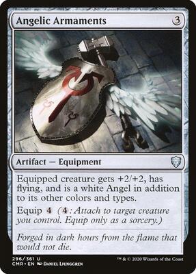 Angelic Armaments card from Commander Legends
