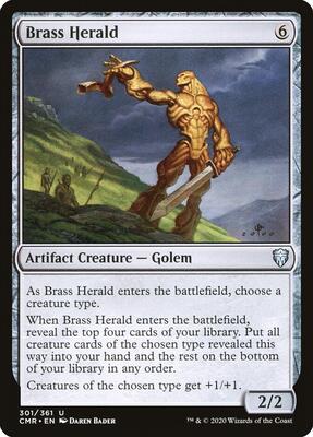 Brass Herald card from Commander Legends
