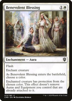 Benevolent Blessing card from Commander Legends