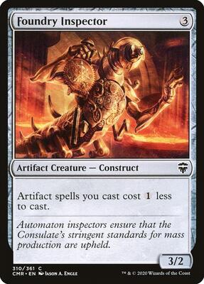 Foundry Inspector card from Commander Legends
