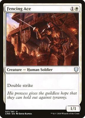 Fencing Ace card from Commander Legends