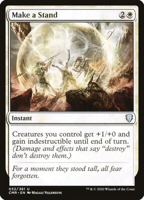 Make a Stand card from Commander Legends