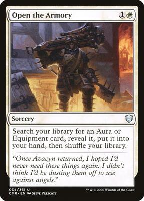Open the Armory card from Commander Legends