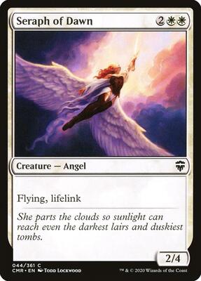 Seraph of Dawn card from Commander Legends
