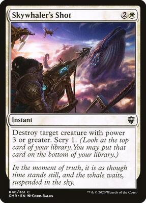 Skywhaler's Shot card from Commander Legends