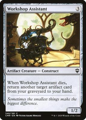 Workshop Assistant card from Commander Legends