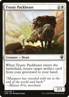 Trusty Packbeast card from Commander Legends