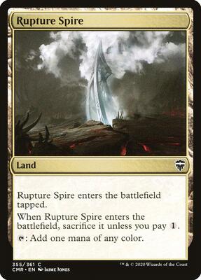 Rupture Spire (355) card from Commander Legends