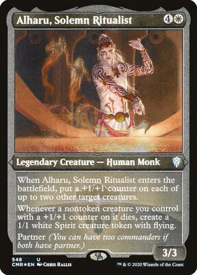 Alharu, Solemn Ritualist (Foil Etched) card from Commander Legends