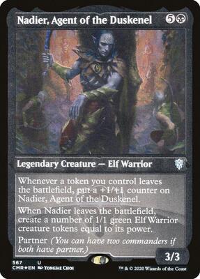Nadier, Agent of the Duskenel (Foil Etched) card from Commander Legends