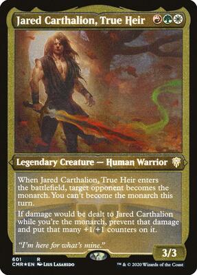 Jared Carthalion, True Heir (Foil Etched) card from Commander Legends