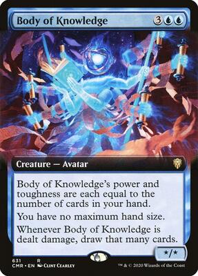 Body of Knowledge (Extended Art) card from Commander Legends