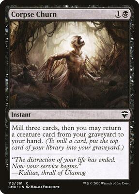 Corpse Churn card from Commander Legends