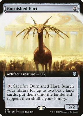 Burnished Hart (Extended Art) card from Commander Legends