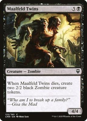Maalfeld Twins card from Commander Legends