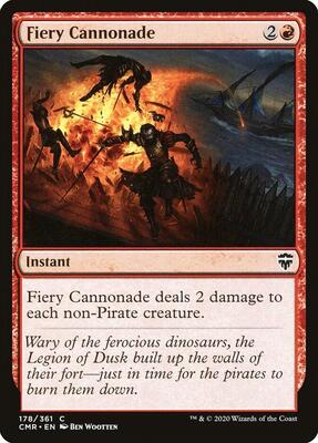 Fiery Cannonade card from Commander Legends