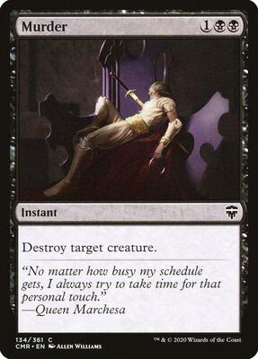 Murder card from Commander Legends