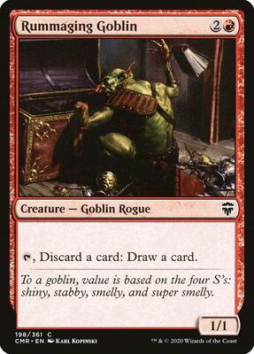 Rummaging Goblin card from Commander Legends