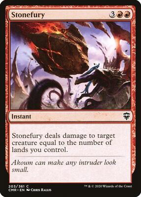 Stonefury card from Commander Legends