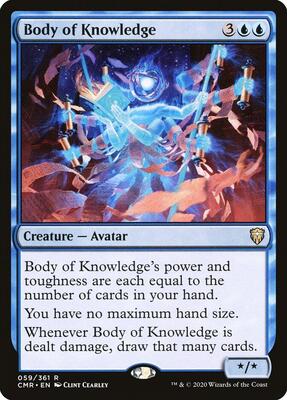 Body of Knowledge card from Commander Legends