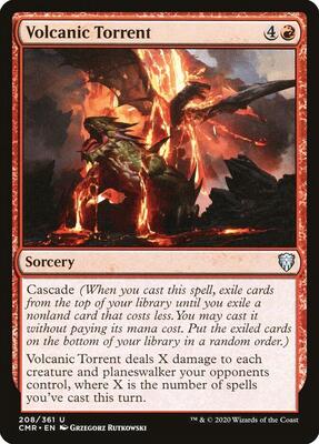 Volcanic Torrent card from Commander Legends