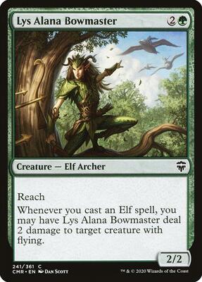 Lys Alana Bowmaster card from Commander Legends