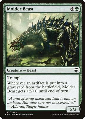 Molder Beast card from Commander Legends