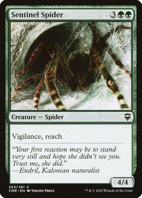 Sentinel Spider card from Commander Legends