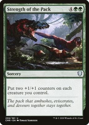 Strength of the Pack card from Commander Legends