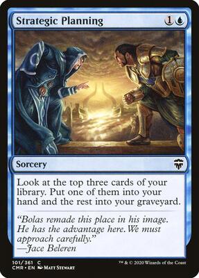Strategic Planning card from Commander Legends