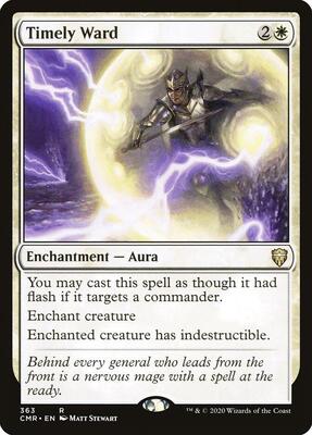 Timely Ward card from Commander Legends