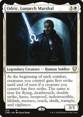 Odric, Lunarch Marshal card from Commander Legends
