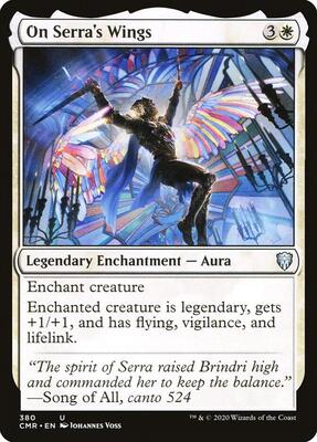 On Serra's Wings card from Commander Legends