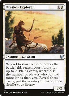 Oreskos Explorer card from Commander Legends