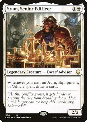 Sram, Senior Edificer card from Commander Legends