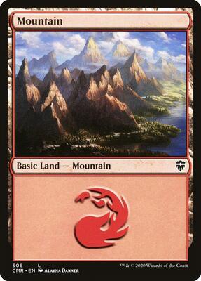 Mountain (508) card from Commander Legends