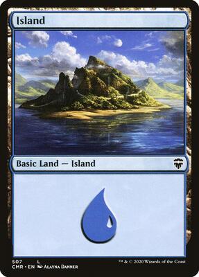 Island (507) card from Commander Legends
