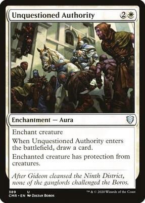 Unquestioned Authority card from Commander Legends