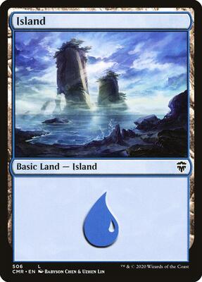 Island (506) card from Commander Legends