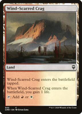 Wind-Scarred Crag card from Commander Legends