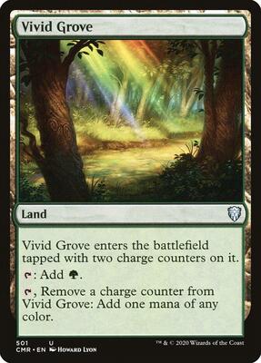Vivid Grove card from Commander Legends