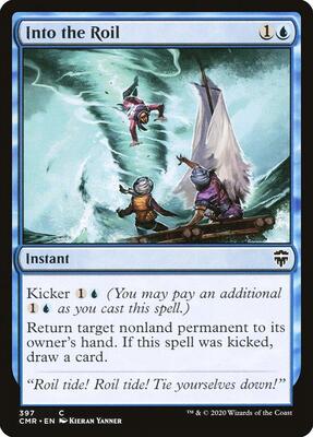 Into the Roil card from Commander Legends