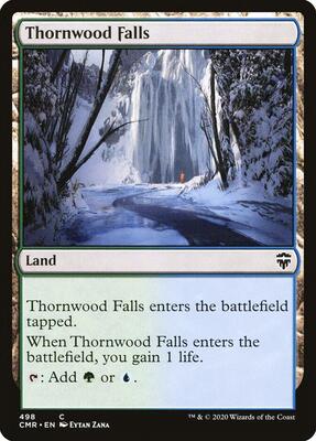 Thornwood Falls card from Commander Legends