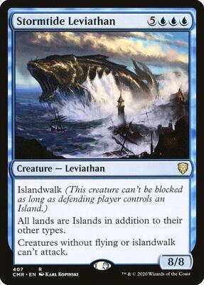 Stormtide Leviathan card from Commander Legends