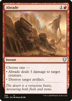 Abrade card from Commander Legends