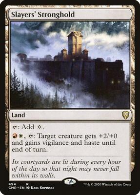 Slayers' Stronghold card from Commander Legends