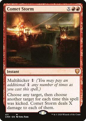 Comet Storm card from Commander Legends