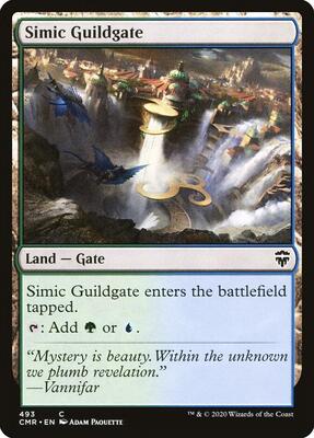 Simic Guildgate card from Commander Legends