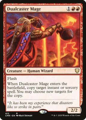Dualcaster Mage card from Commander Legends